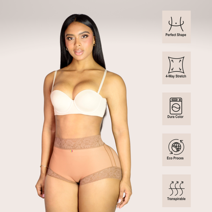 642 ~ Faja Short Estilo Panty Levanta Cola / Edicion Limitada